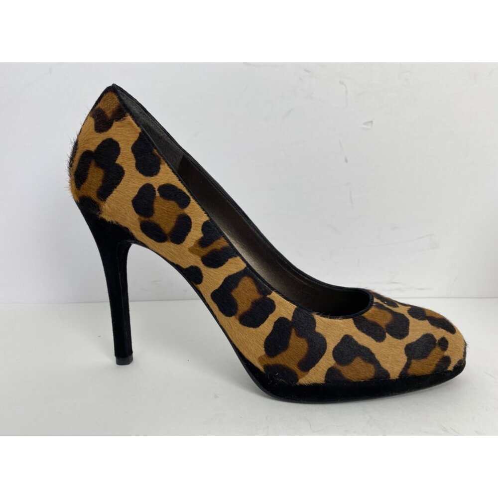 Stuart Weitzman Size 10 Leopard Print Calf Hair P… - image 7